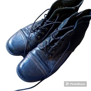 Clark's Whistle Watch Black Leather Boots Unisex